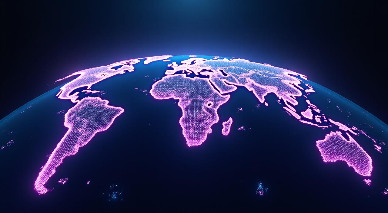 Global supply chain network visualization