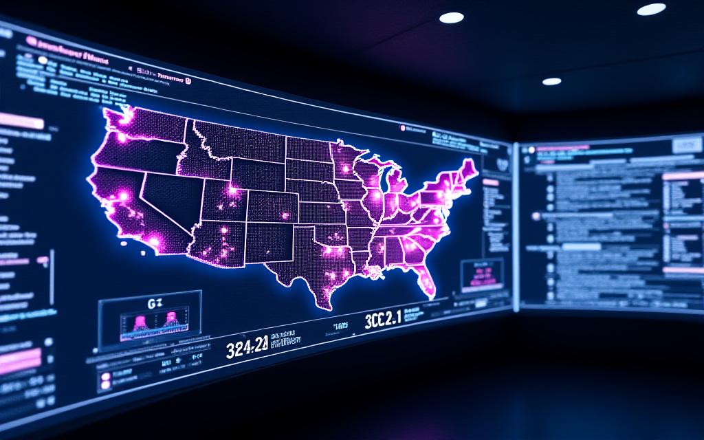 Advanced logistics tracking dashboard visualization